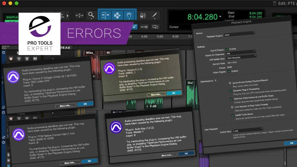 Pro Tools Error Codes - What They Mean And How To Fix Them | Production ...
